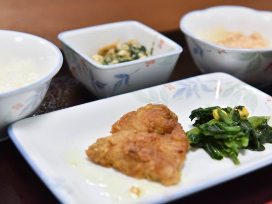 栄養満点の和食定食