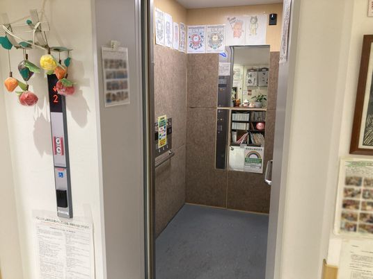 エレベーターの様子