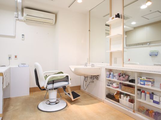 理美容室の様子