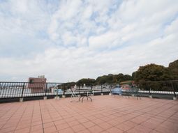 広々したテラスの風景