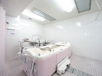 清潔感のある浴室設備 