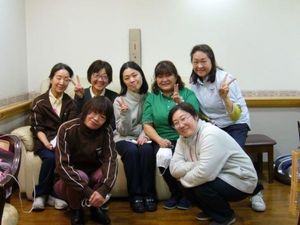 スタッフ集合の休憩室  