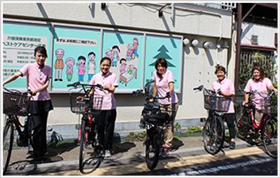 スタッフの笑顔とサービス