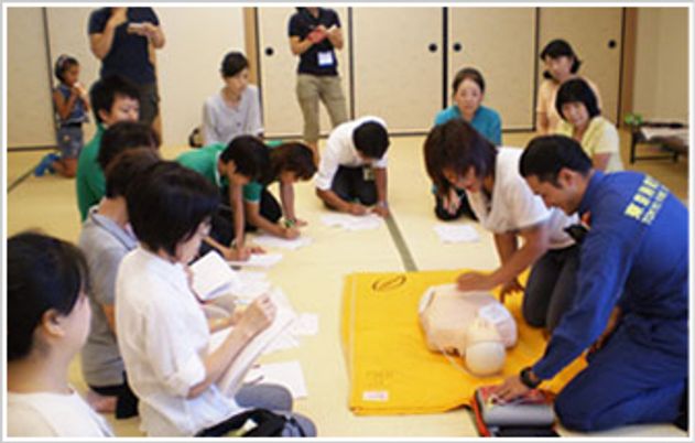 救急講習の様子