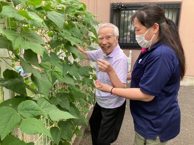 スタッフと利用者の交流