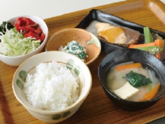 和風の健康的な食事