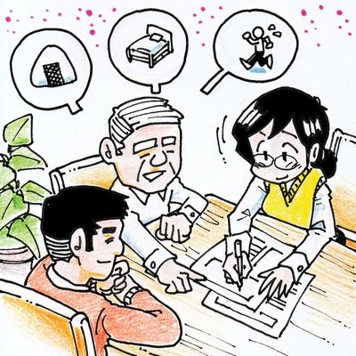親しみやすい相談風景