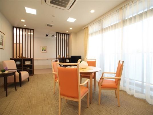 明るい共有スペース