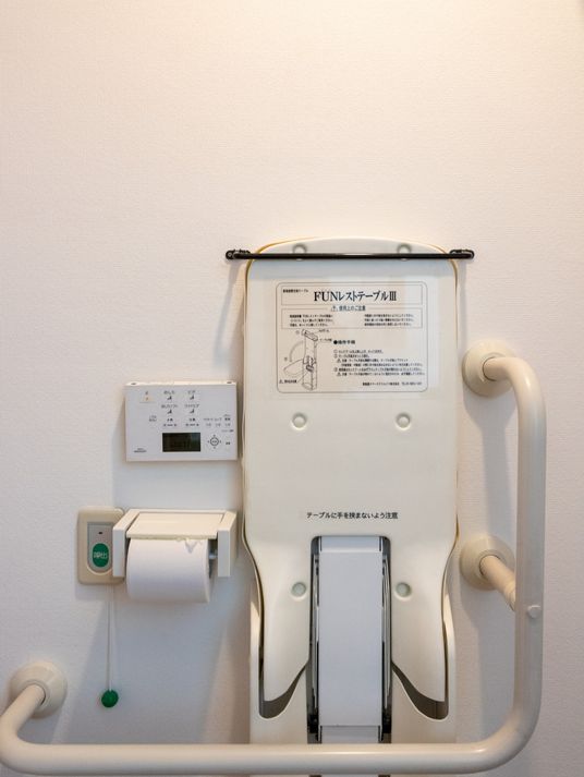 手すり付きトイレ
