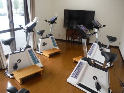 自転車訓練機の部屋