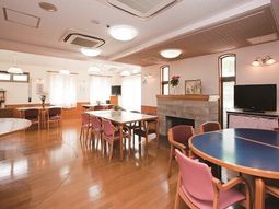 明るい共有スペース