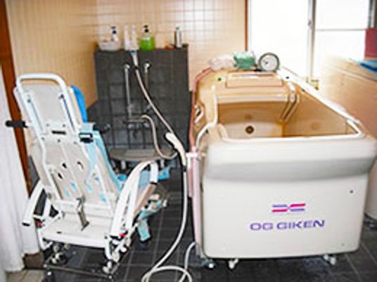 機能浴槽のある部屋