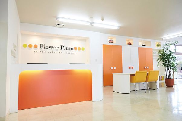 明るいエントランス