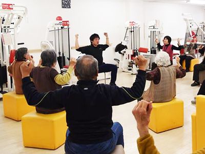 健康維持の訓練室  