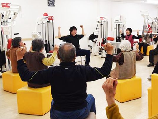 健康維持の訓練室  