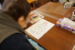 多目的室でのアート活動