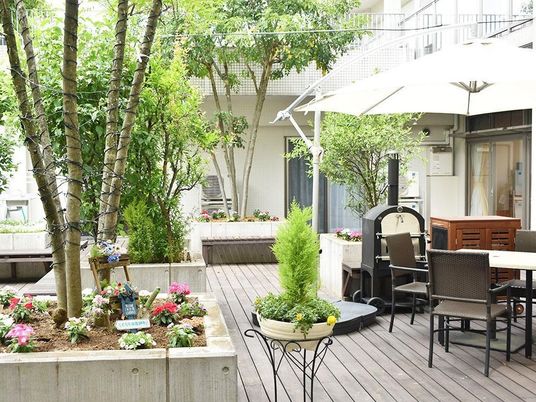 癒しの緑が溢れる庭