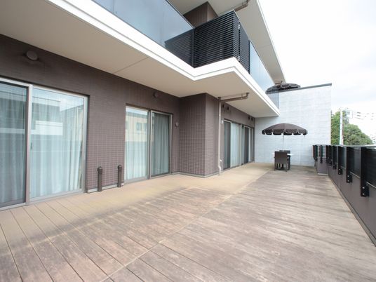 広々とした快適なテラス