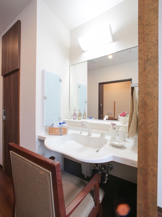 清潔な洗面台スペース