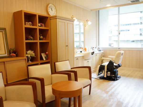 ヘアサロン風の部屋