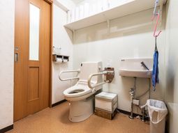 清潔なトイレ設備