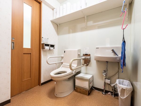 清潔なトイレ設備