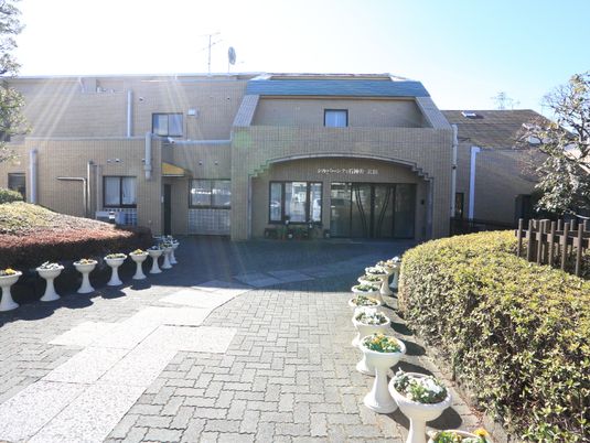 日差しの中の明るい外観