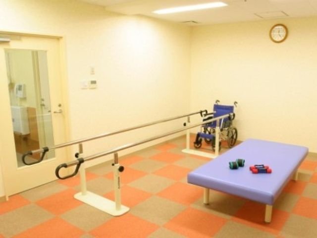 明るい機能訓練室