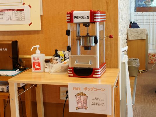 ポップコーンスタンドの設置