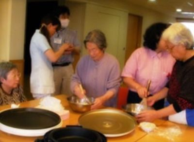 協力的なスタッフと入居者