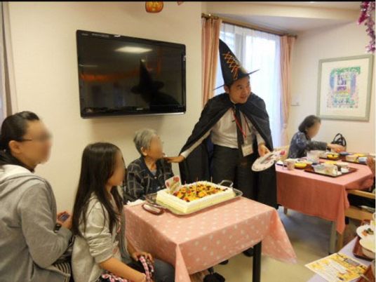 誕生日会の居室