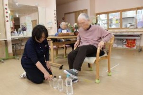 足を使った訓練機能訓練室