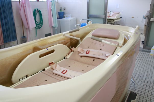 機能的な設備が整う浴室