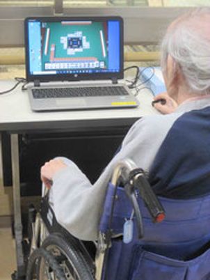 ゲームを楽しむ人の様子