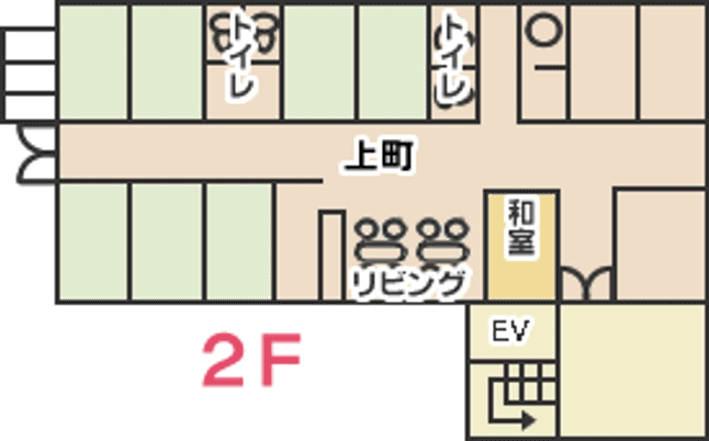 和室とリビングの間取り