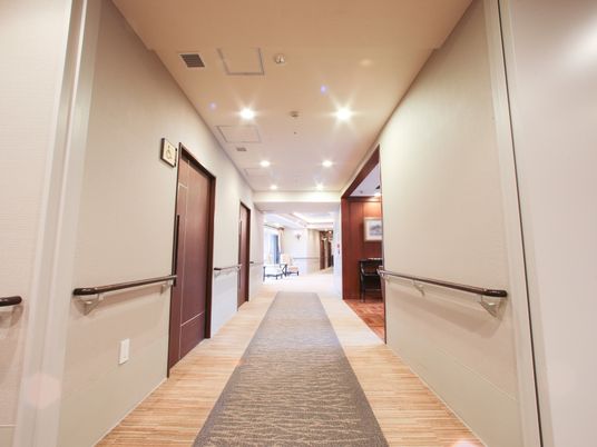 清潔感のある廊下