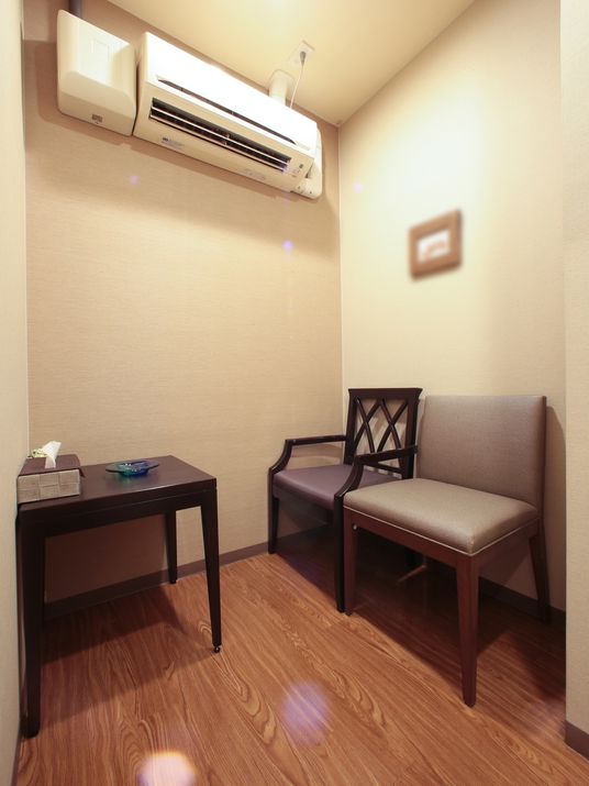 快適な休憩室の一角