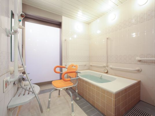 バリアフリー設計浴室