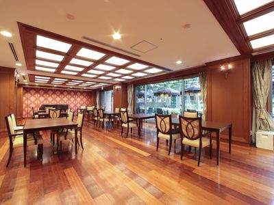 広々とした食堂