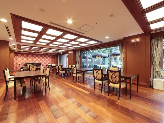 広々とした食堂