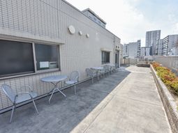 屋上テラスの空間