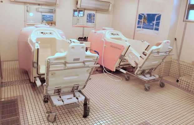 機械浴室の様子