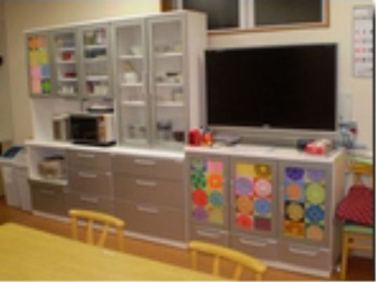 ケア施設のリビング