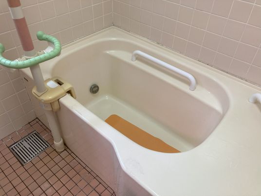 安全な浴室設備