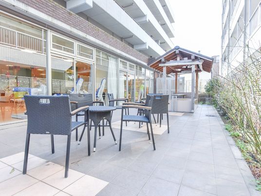 快適な中庭テラス