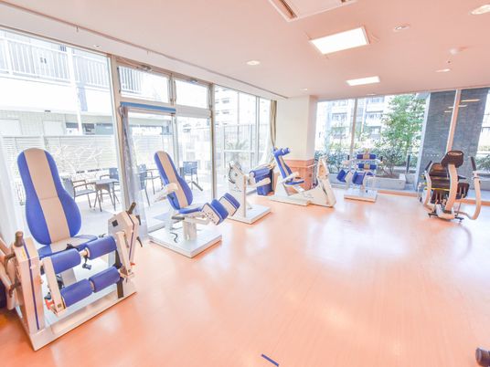 明るいトレーニングルーム