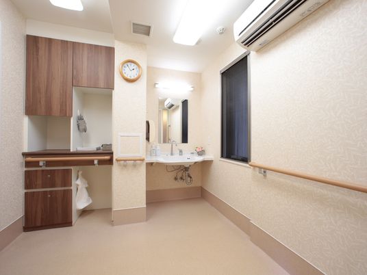 洗面台付き洋室のコーナー