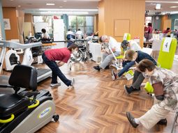 活気あるトレーニング風景