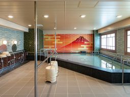 和風モチーフの浴室