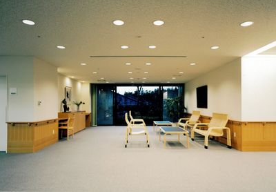 ゆったりとしたロビー空間